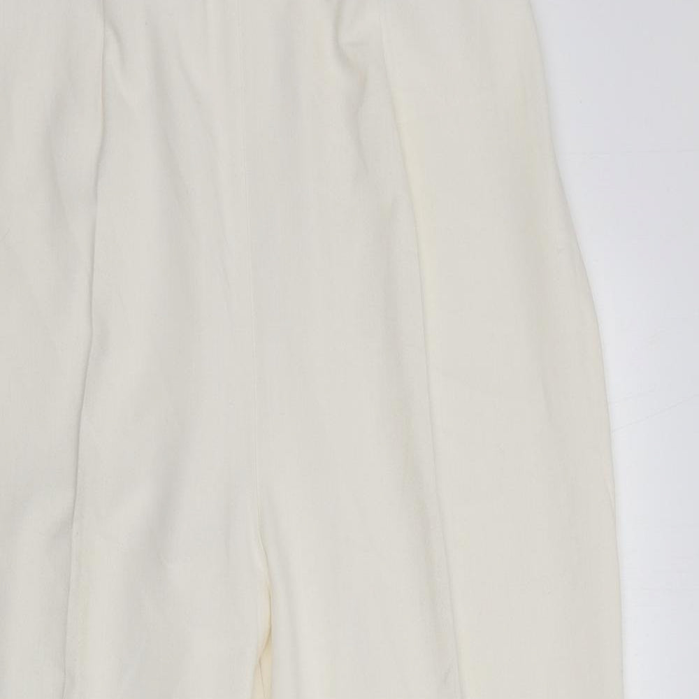 George Womens Ivory  Polyester Trousers  Size 18 L25 in Regular