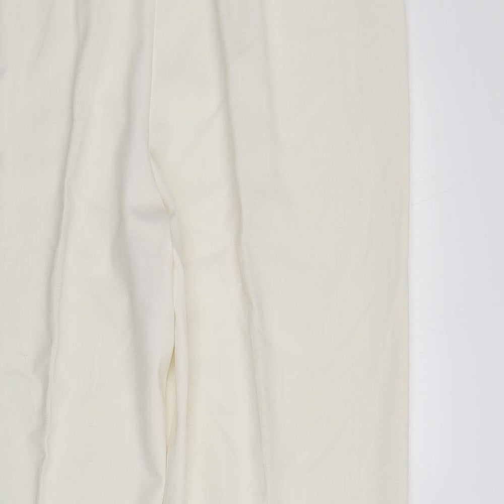George Womens Ivory  Polyester Trousers  Size 18 L25 in Regular