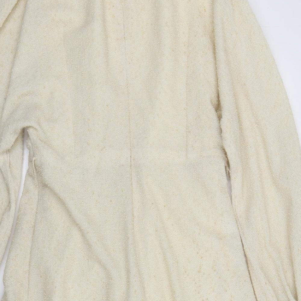 Lerose Womens Yellow  Cotton Fit & Flare  Size 16  Collared