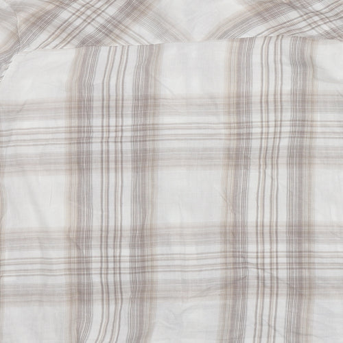 Divided Womens Multicoloured Plaid Cotton Basic Button-Up Size L Collared