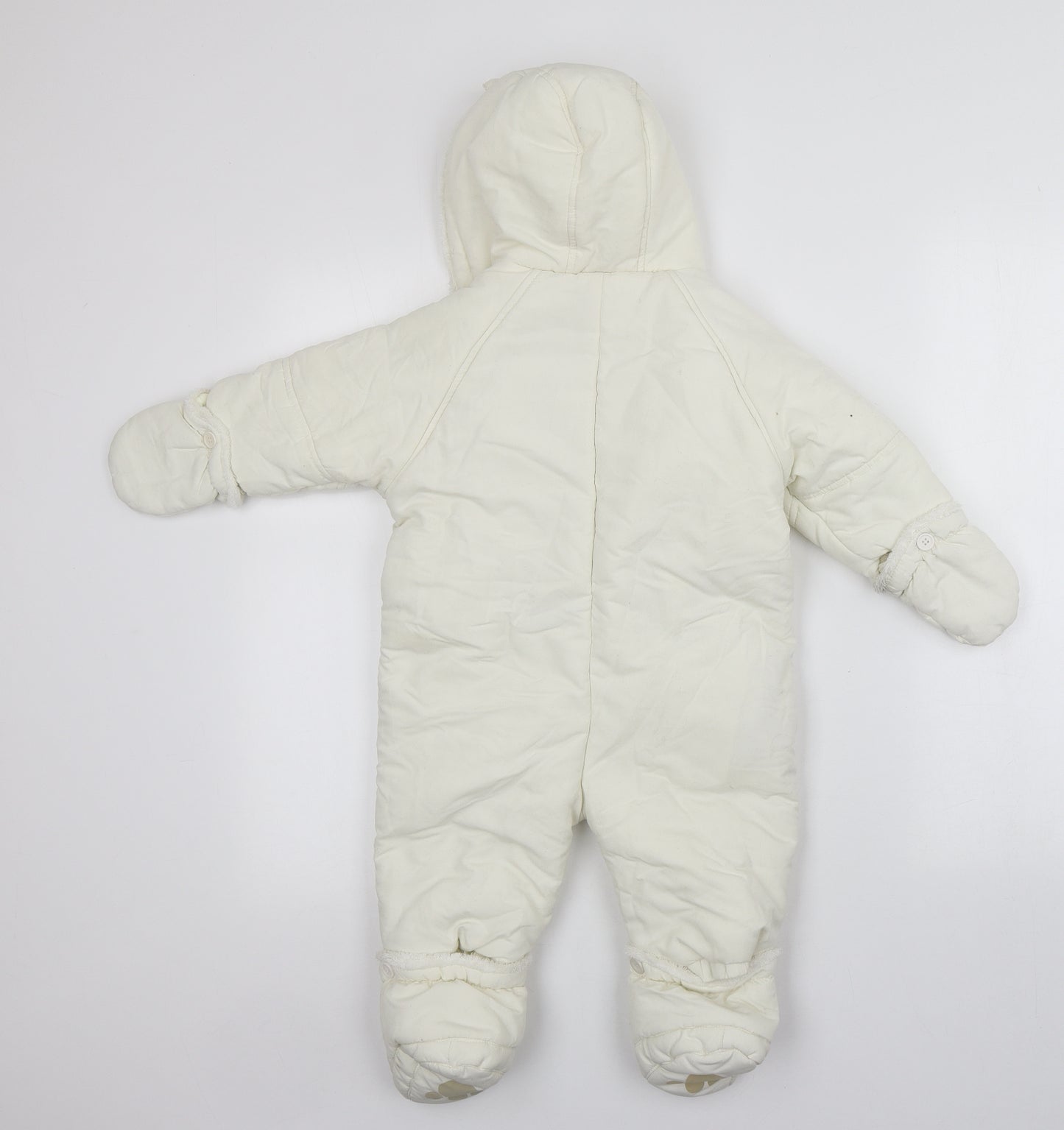 Ladybird  Ivory   Overcoat Snowsuit Size 9-12 Months
