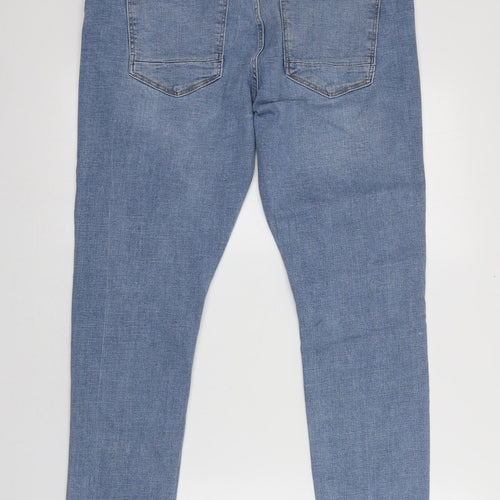 Denim & Co. Womens Blue  Cotton Skinny Jeans Size 36 in L32 in Regular