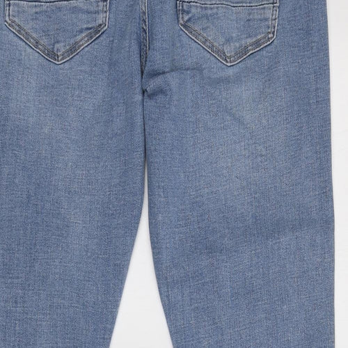 Denim & Co. Womens Blue  Cotton Skinny Jeans Size 36 in L32 in Regular