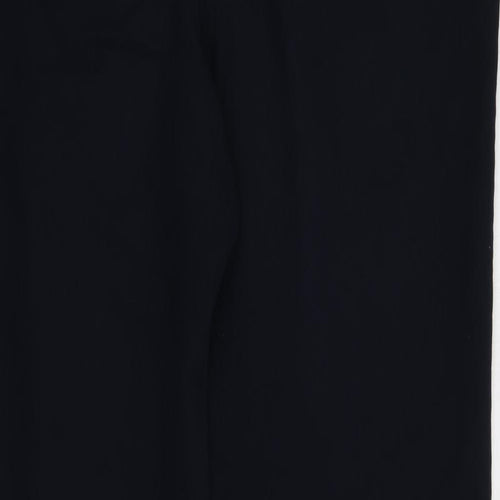 Dunnes Stores Womens Blue  Polyester Carrot Trousers Size 12 L27 in Regular