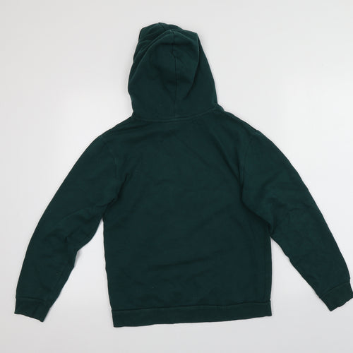 H&M Girls Green  Cotton Pullover Hoodie Size 12-13 Years