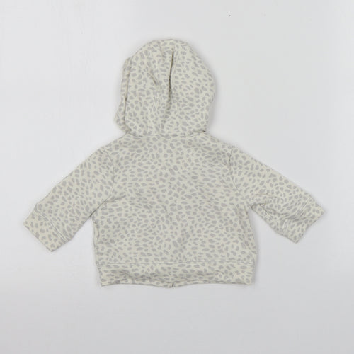 Gap Baby Multicoloured Animal Print Cotton Full Zip Jumper Size 0-3 Months