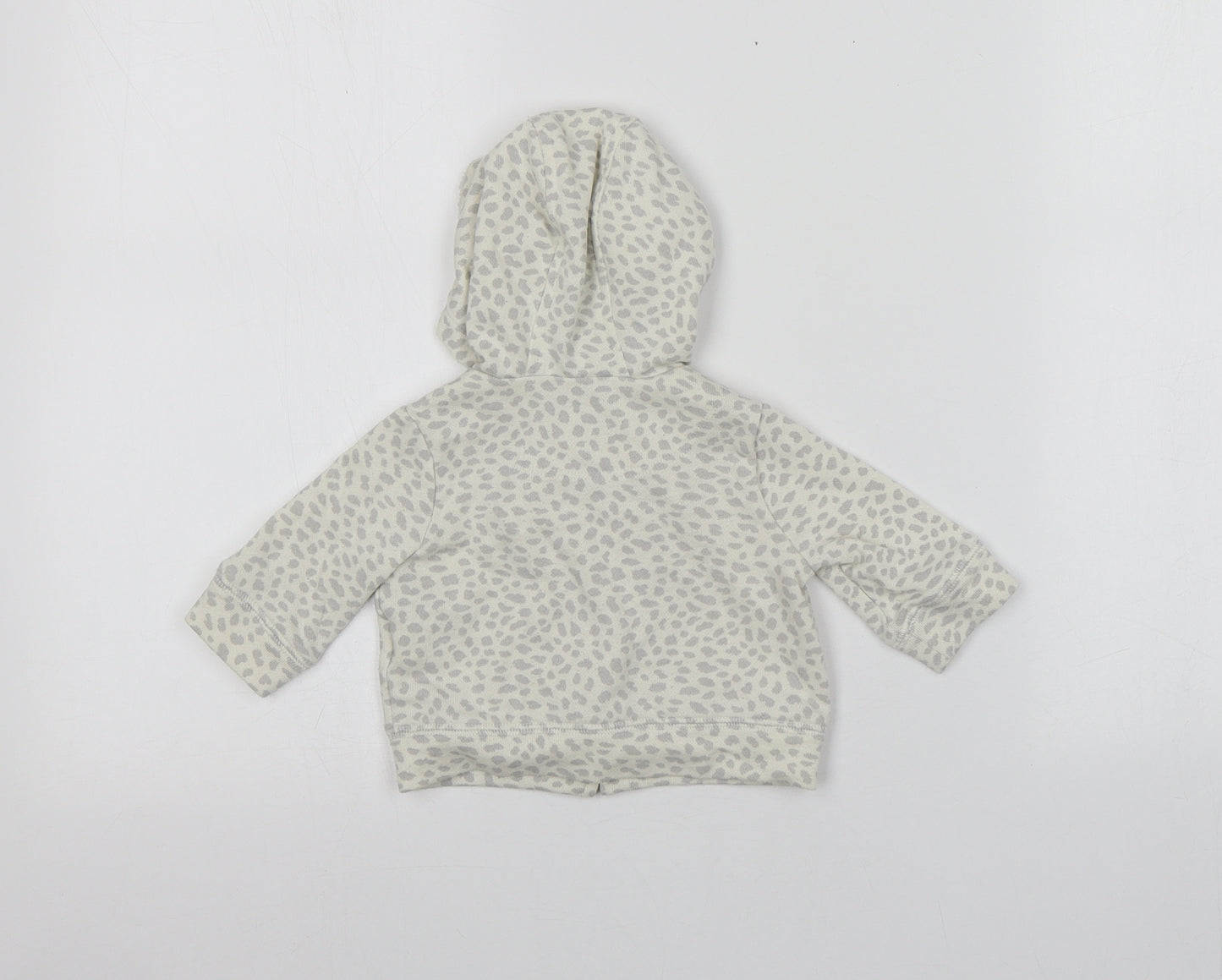 Gap Baby Multicoloured Animal Print Cotton Full Zip Jumper Size 0-3 Months