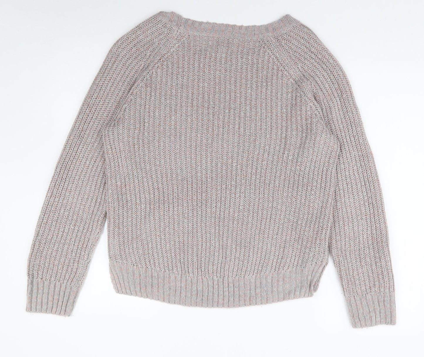 Papaya Womens Multicoloured Round Neck  Acrylic Pullover Jumper Size 10