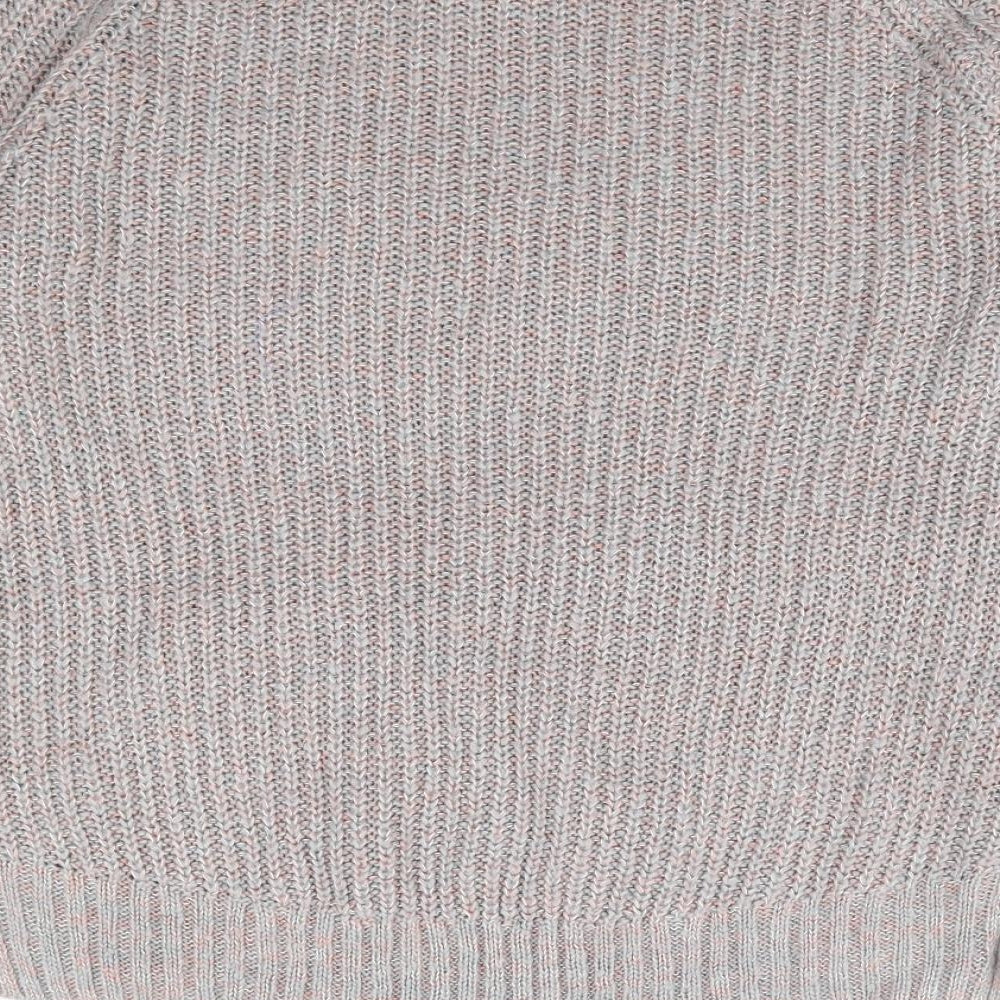 Papaya Womens Multicoloured Round Neck  Acrylic Pullover Jumper Size 10