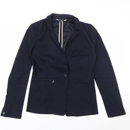 NEXT Womens Blue   Jacket Blazer Size 10  Button