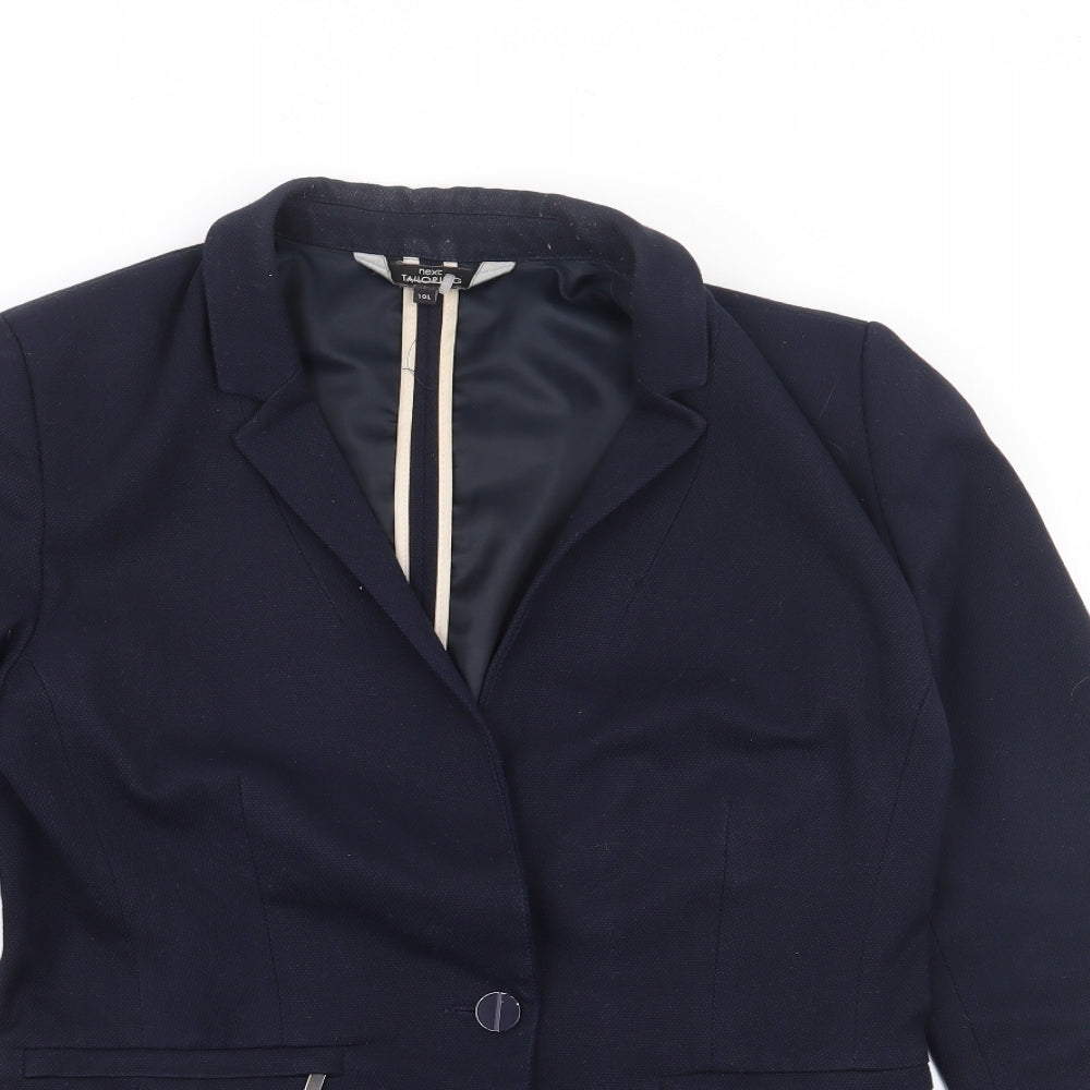 NEXT Womens Blue   Jacket Blazer Size 10  Button
