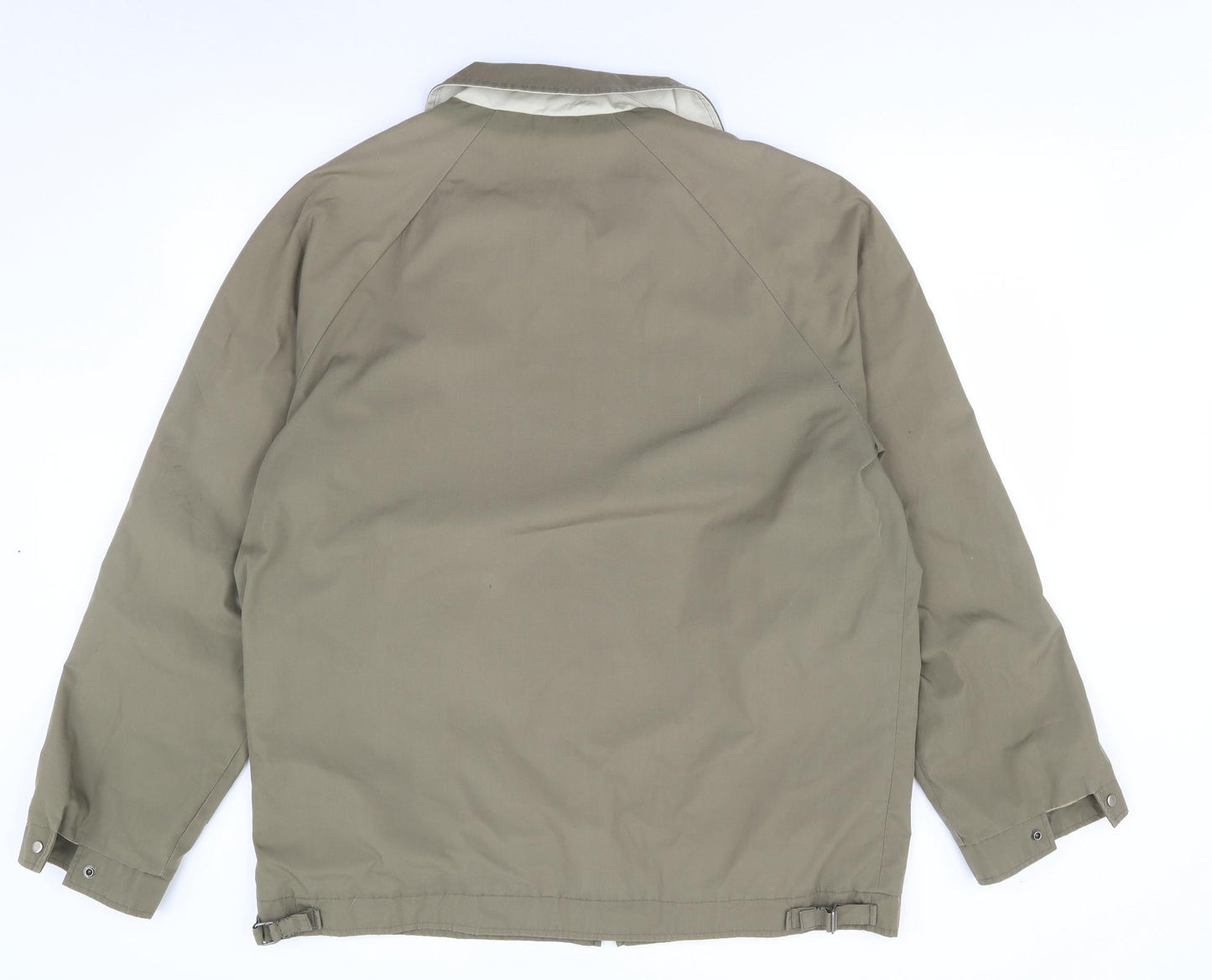 Tiklas Mens Green   Bomber Jacket Coat Size L  Zip
