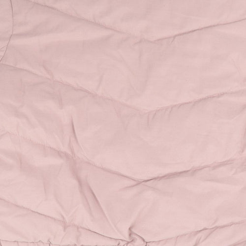 Primark Womens Pink   Bomber Jacket Coat Size 12  Zip - Fur Lined