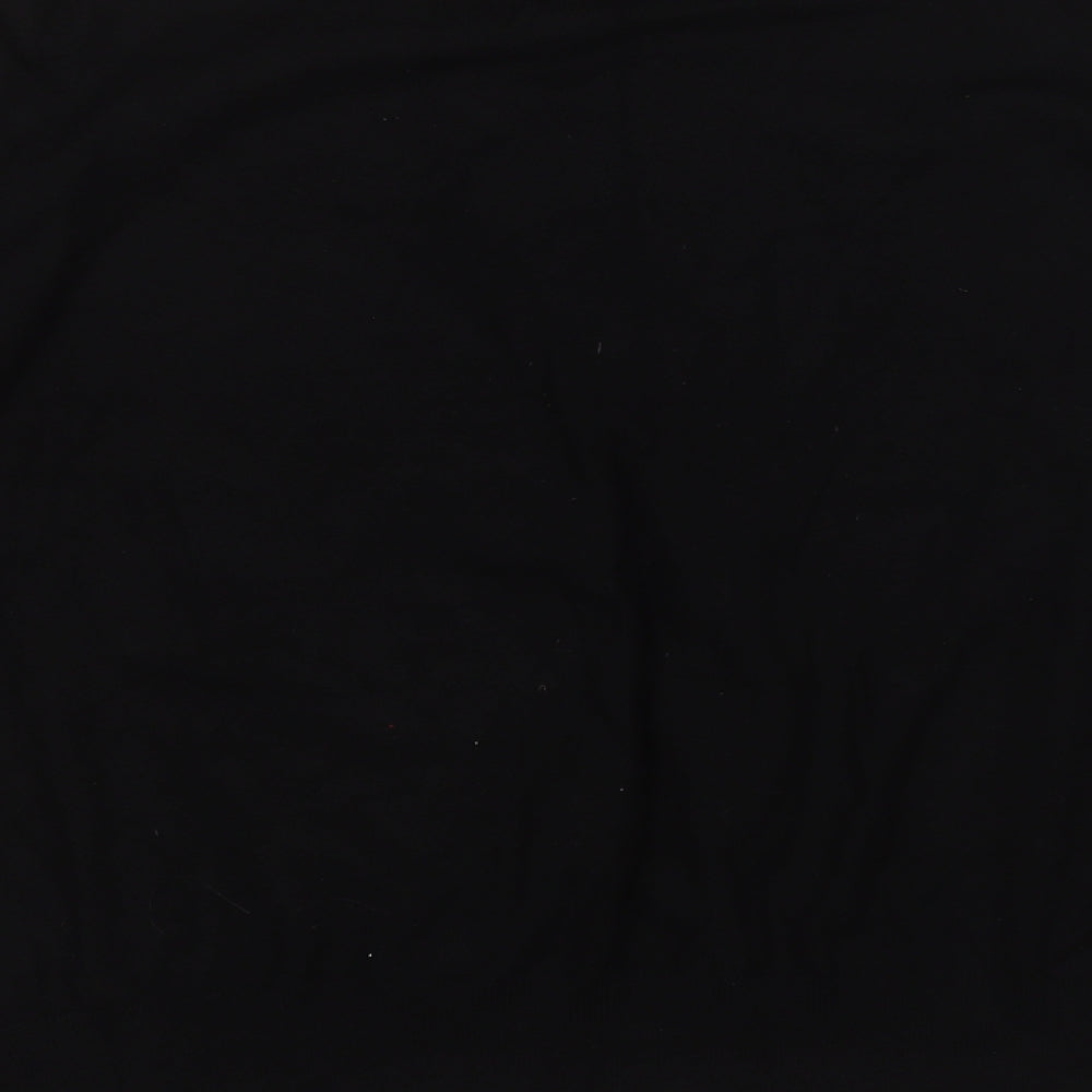 Evans Womens Black V-Neck  Viscose Pullover Jumper Size 22