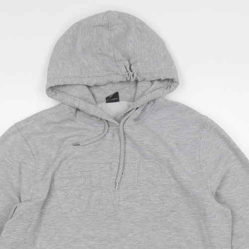 George Mens Grey  Cotton Pullover Hoodie Size M   - STAR WARS