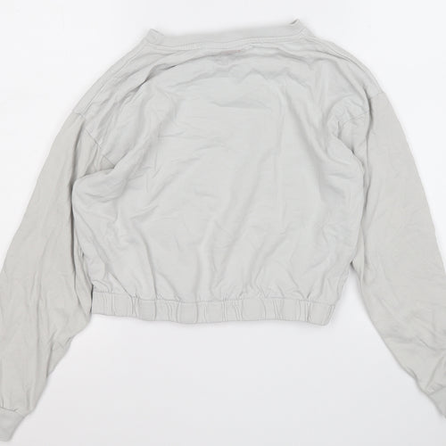 Sketchers Girls Grey  Cotton Pullover Sweatshirt Size 10-11 Years   - California