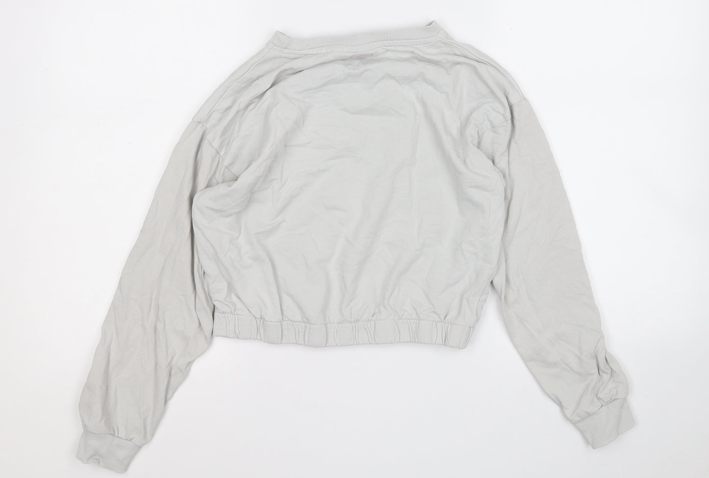 Sketchers Girls Grey  Cotton Pullover Sweatshirt Size 10-11 Years   - California