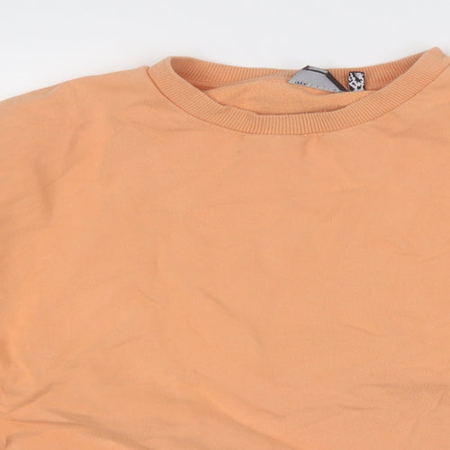 ASOS Mens Orange  Polyester Pullover Sweatshirt Size L