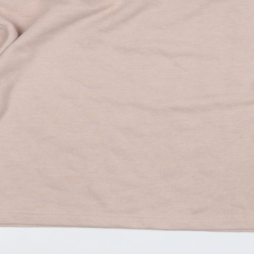 Boohoo Womens Pink  Polyester Pullover Sweatshirt Size 8