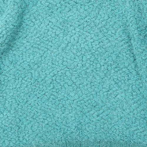 Red Herring Womens Green Round Neck  Polyester Pullover Jumper Size 14