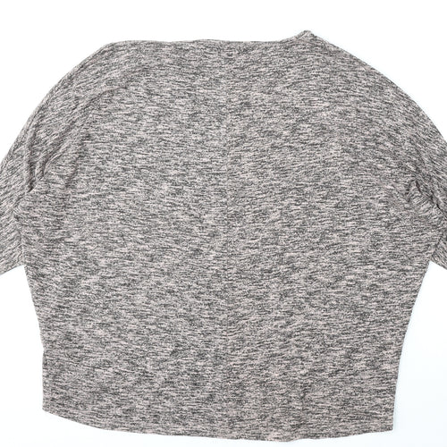 New Look Womens Pink Round Neck  Viscose Pullover Jumper Size L