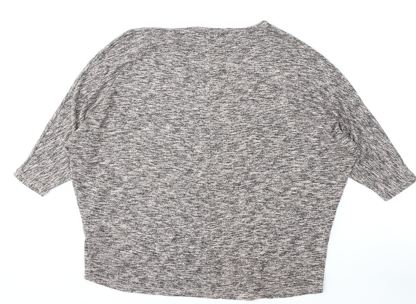 New Look Womens Pink Round Neck  Viscose Pullover Jumper Size L