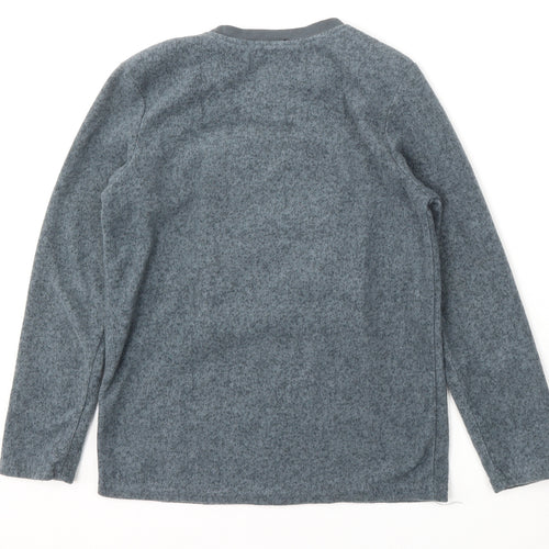 Primark Boys Grey Solid Polyester  Pyjama Top Size 9-10 Years   - star wars