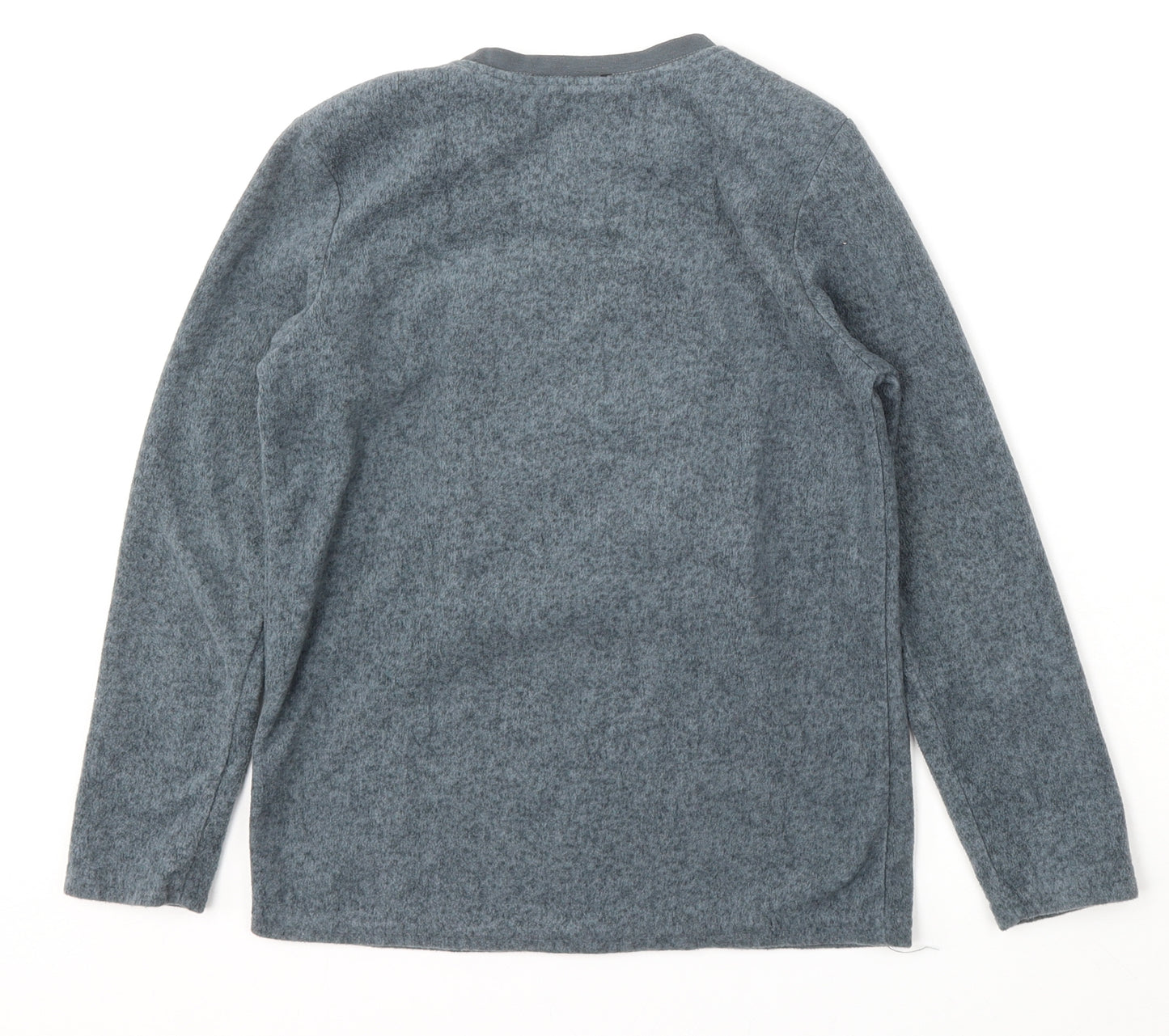 Primark Boys Grey Solid Polyester  Pyjama Top Size 9-10 Years   - star wars