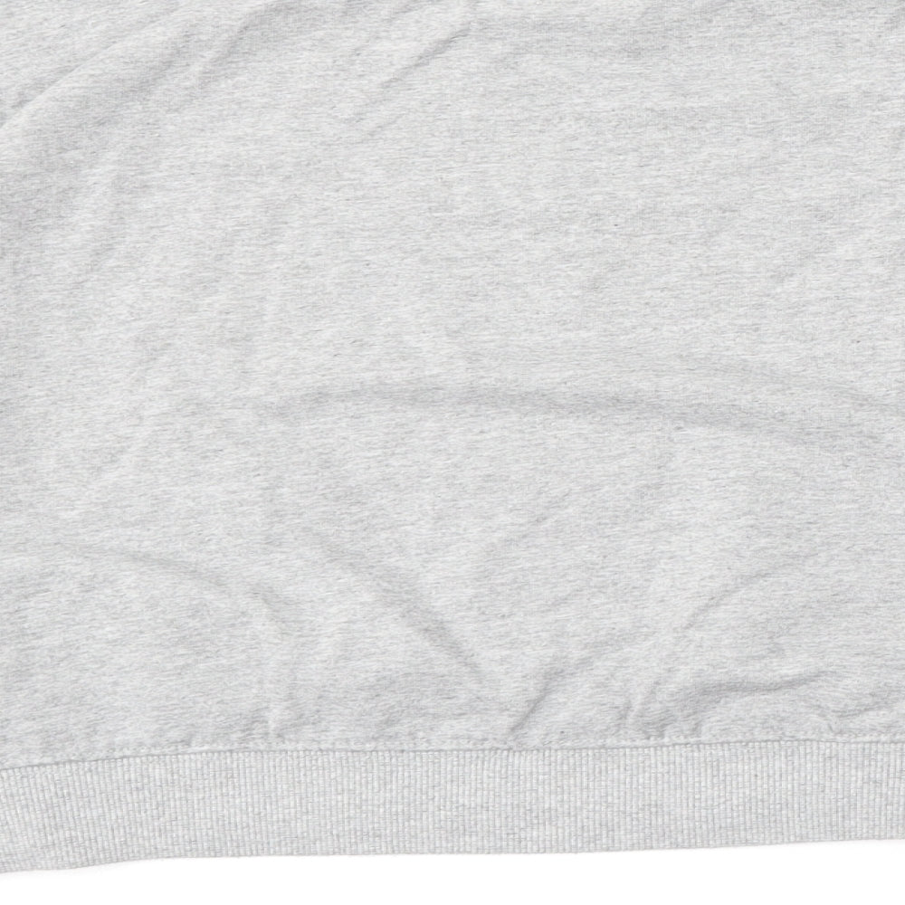 Pull&Bear Womens Grey  Cotton Pullover Sweatshirt Size L