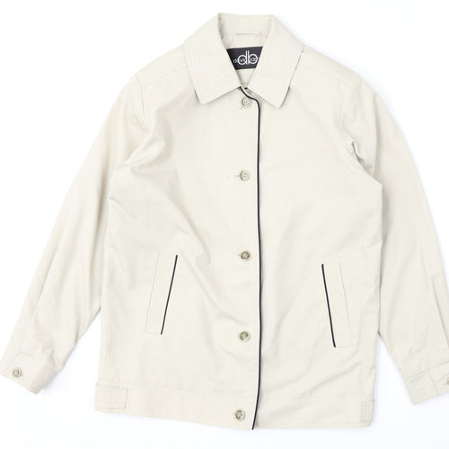 David Barry Womens Beige   Jacket  Size 10  Button