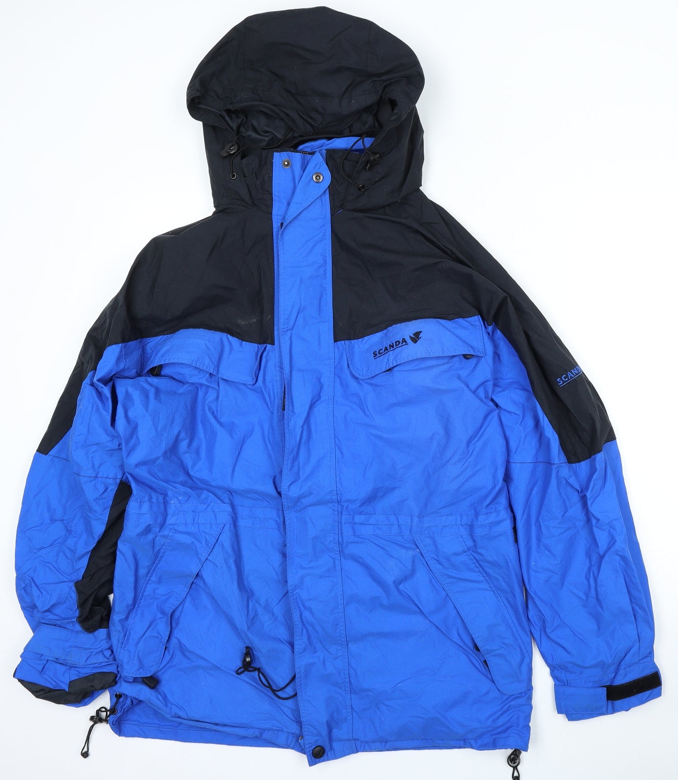 Scanda Mens Blue   Jacket  Size L  Zip