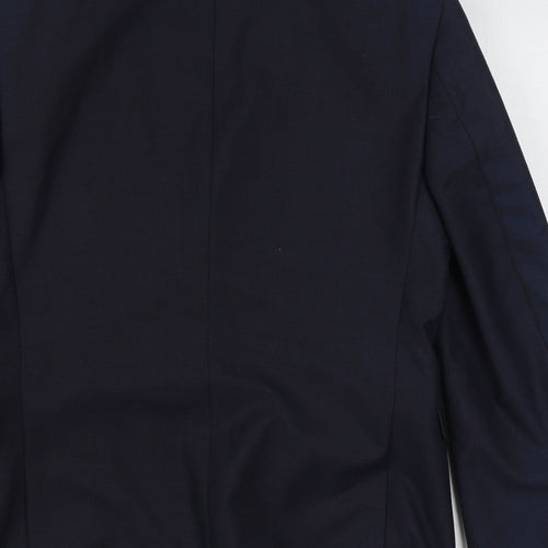 My Very Mens Blue  Polyester Jacket Suit Jacket Size 38