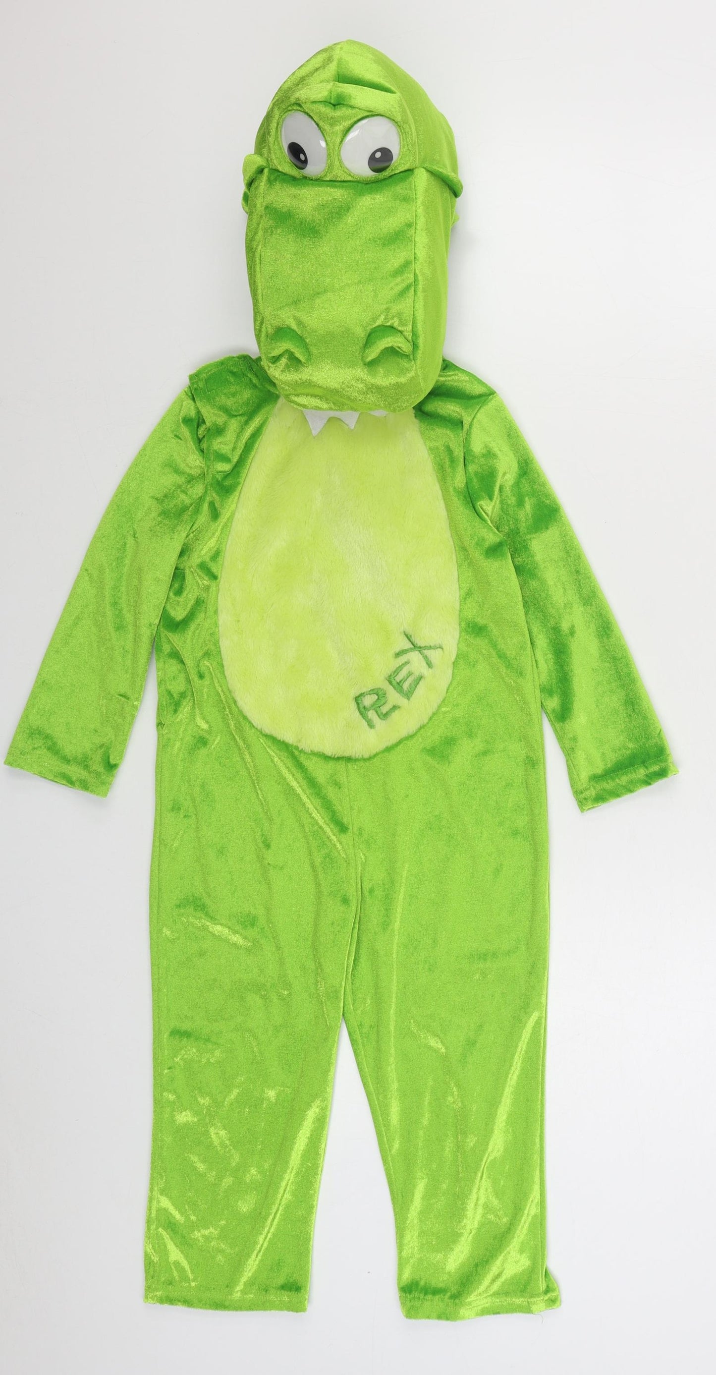 George Boys Green Solid Polyester  One Piece Size 3-4 Years  Hook & Loop - Toy Story
