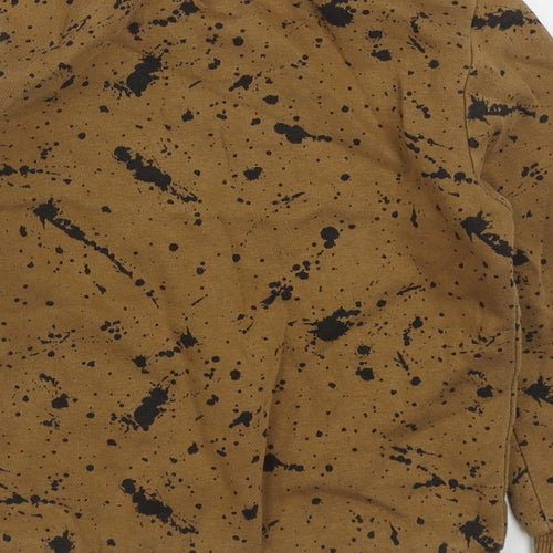 George Boys Brown  Cotton Pullover Sweatshirt Size 4-5 Years  Pullover