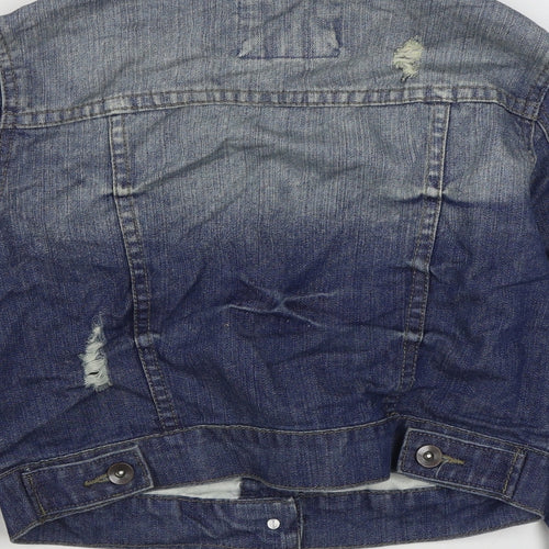 Primark Womens Blue   Jacket  Size 10  Button