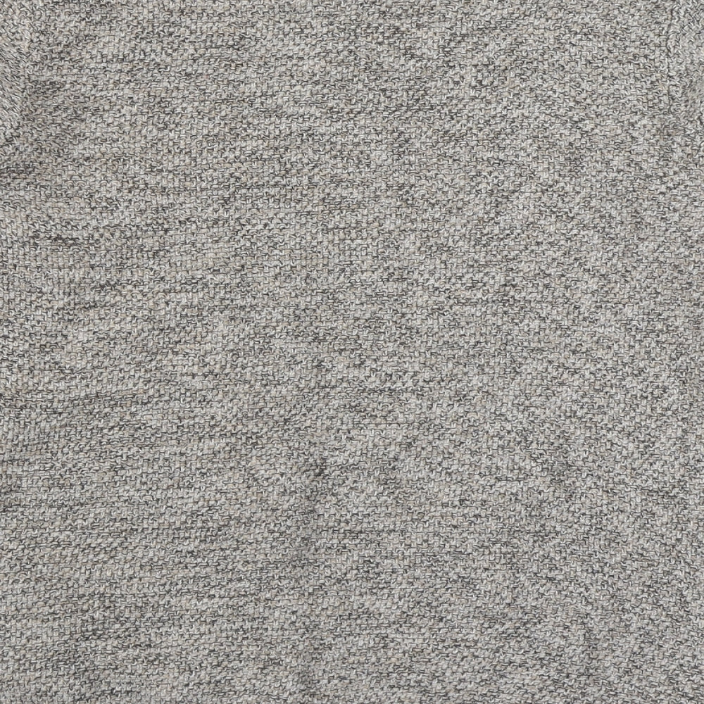 Marks and Spencer Mens Beige Round Neck  Cotton Pullover Jumper Size XL