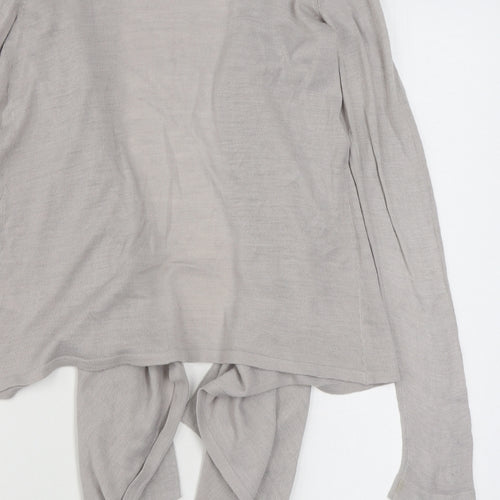 Garfield & Marks Womens Beige V-Neck  Acrylic Cardigan Jumper Size 14