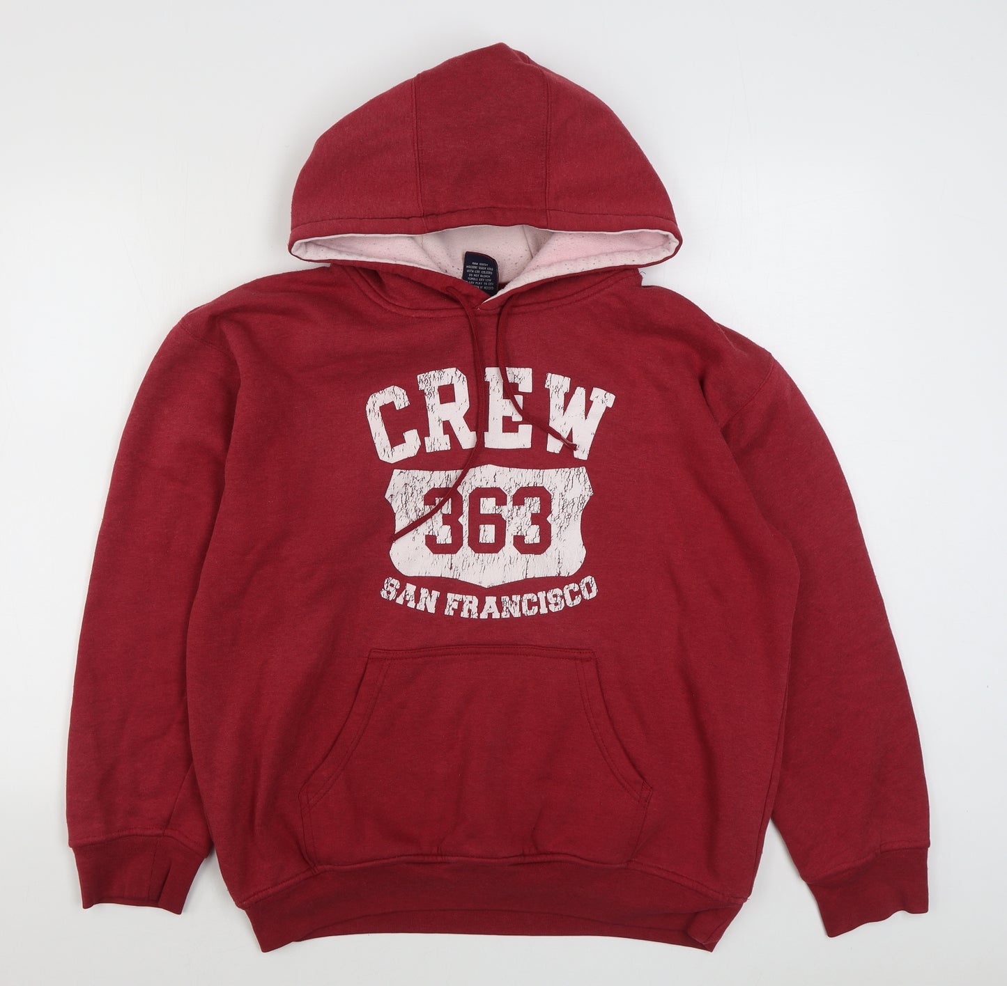 Kenpo Mens Red  Polyester Pullover Hoodie Size L