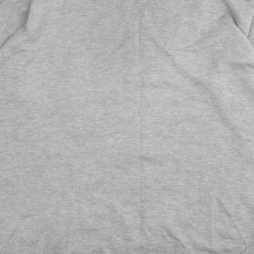 Casamia  Womens Grey Crew Neck  Viscose Pullover Jumper Size M