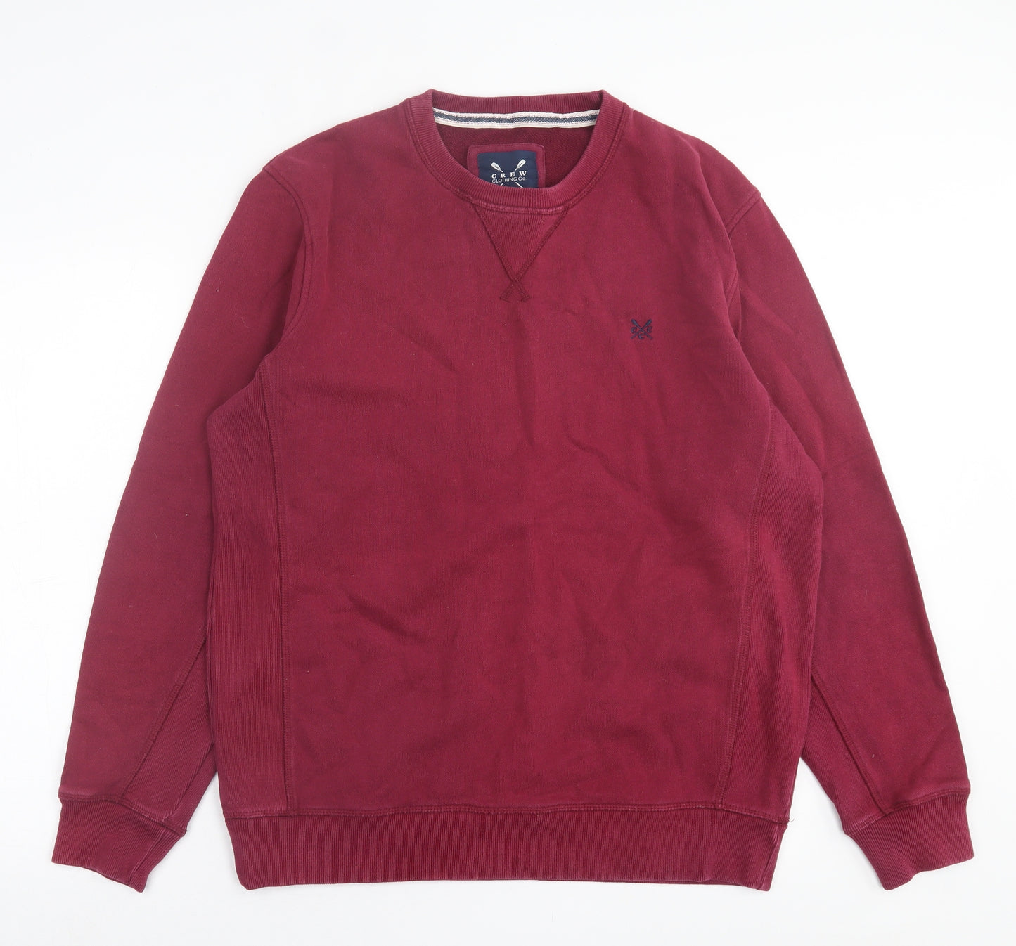 Crew Clothing Mens Purple  Cotton Pullover Sweatshirt Size XL