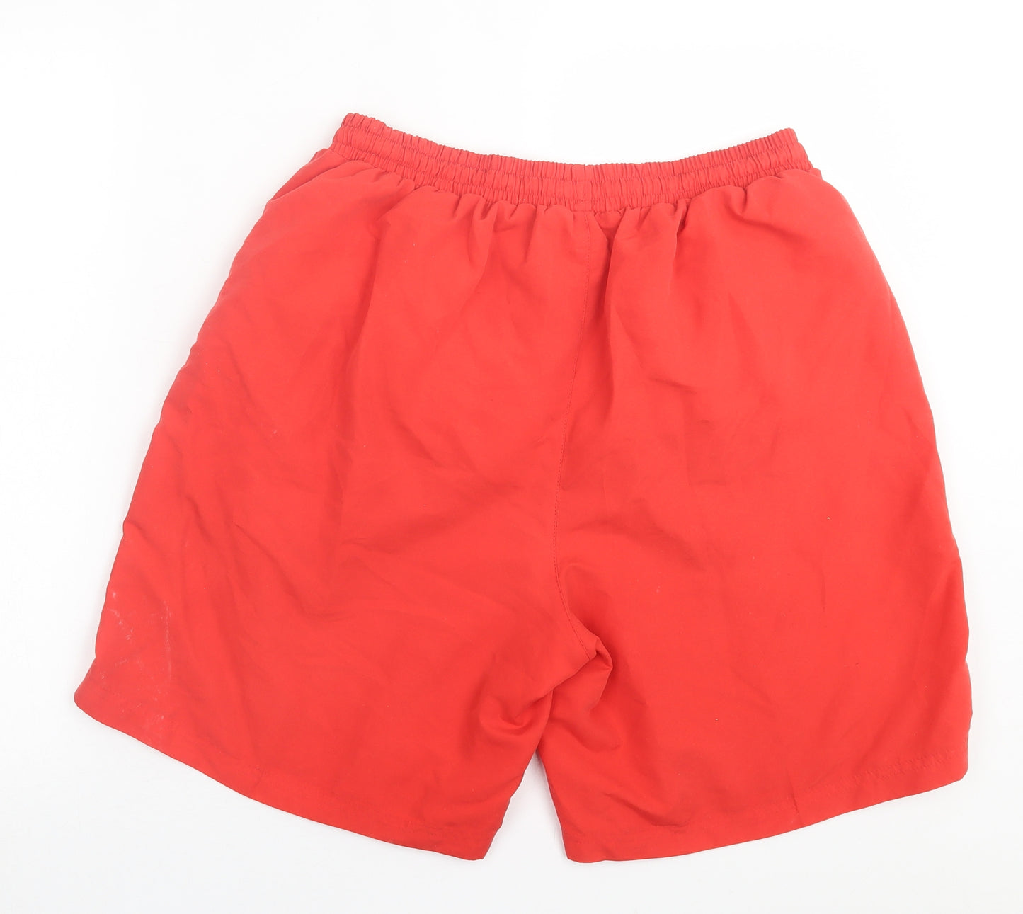 Slazenger Mens Red  Polyester Sweat Shorts Size XL L9 in Regular Tie