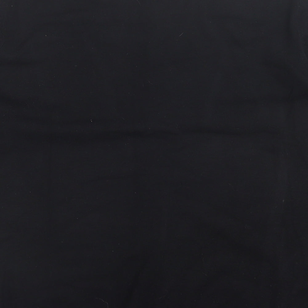 Marks and Spencer Womens Black Crew Neck  Viscose Pullover Jumper Size 16