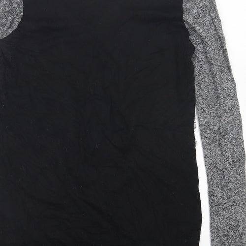 George Womens Grey Crew Neck  Nylon Pullover Jumper Size 10