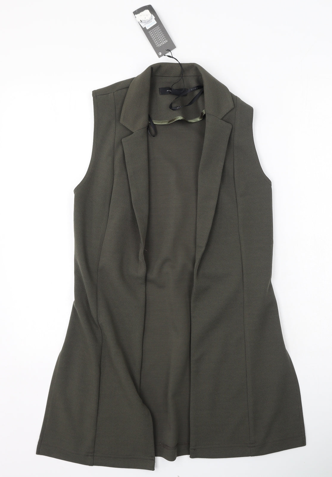Primark Womens Green V-Neck  Polyester Cardigan Jumper Size 6