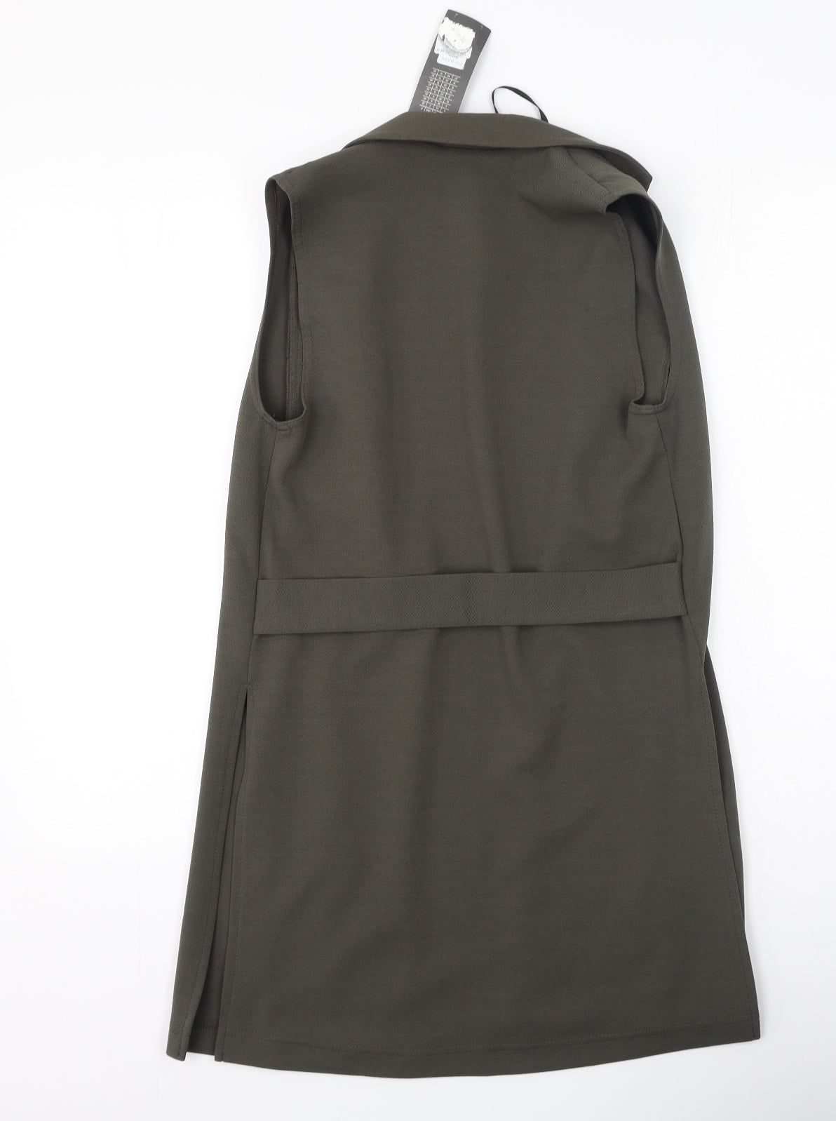 Primark Womens Green V-Neck  Polyester Cardigan Jumper Size 6