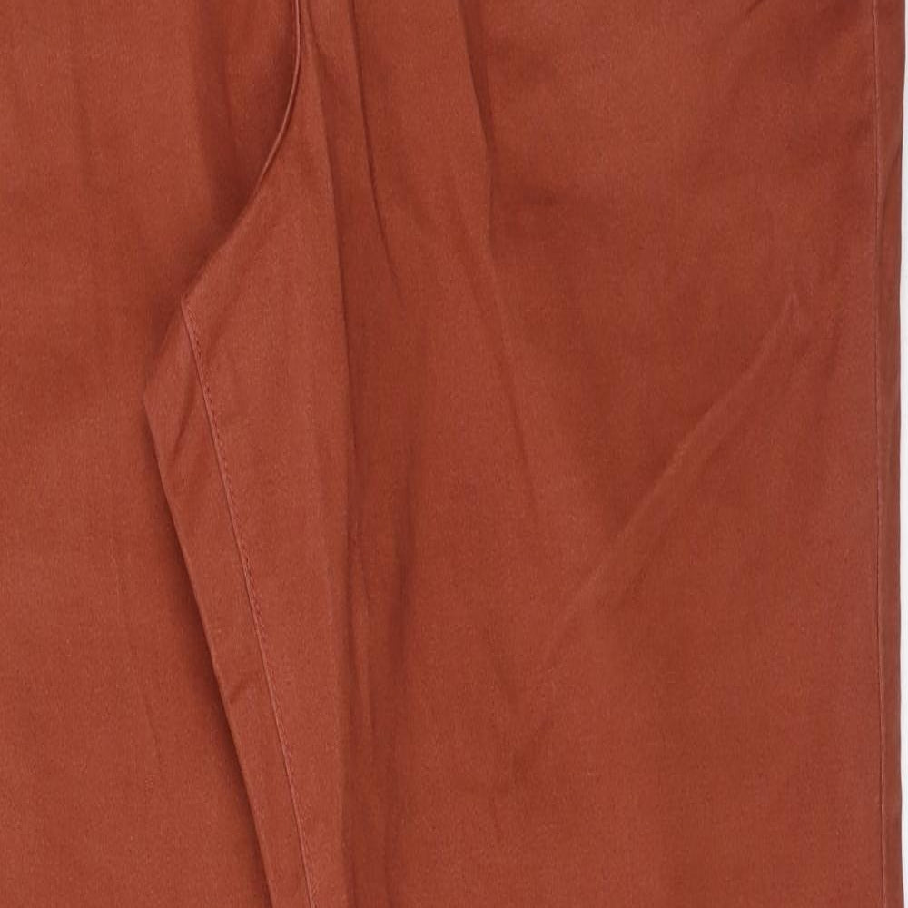 Rogers Womens Orange  Cotton Trousers  Size 20 L32 in Regular