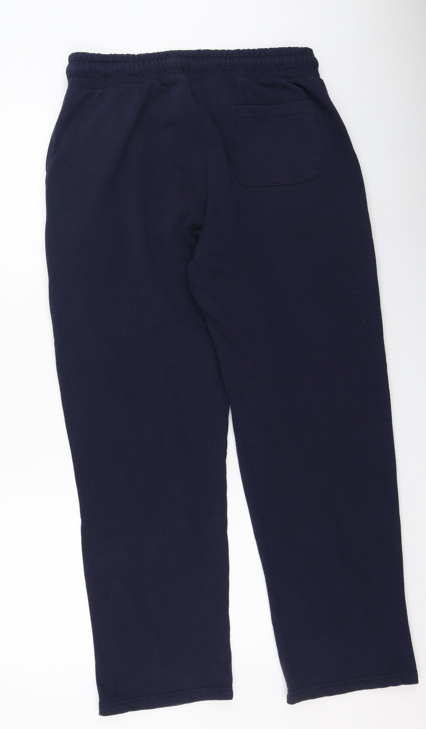 Cotton Traders Womens Blue  Cotton Jogger Trousers Size L L26 in Regular