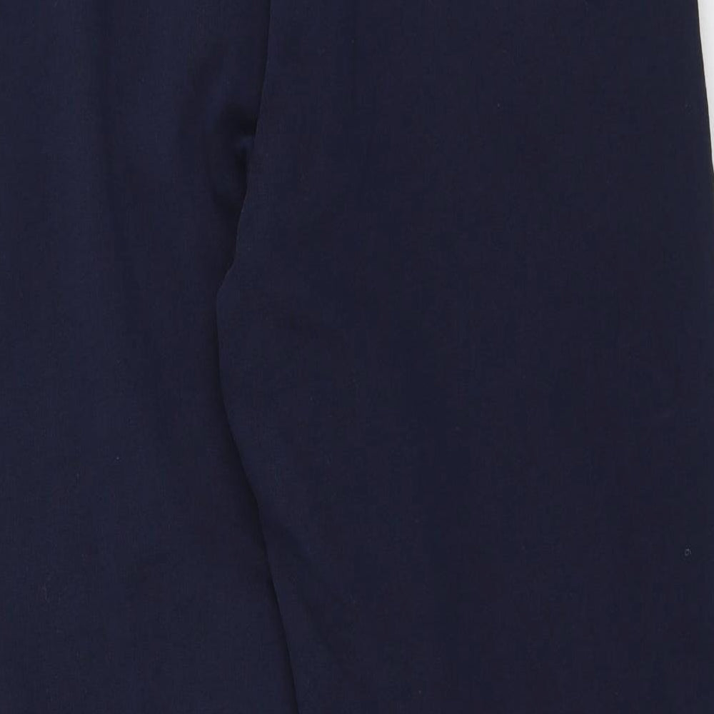 Cotton Traders Womens Blue  Cotton Jogger Trousers Size L L26 in Regular