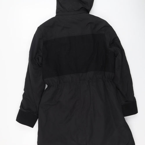 Marks and Spencer Womens Black   Puffer Jacket Coat Size 14