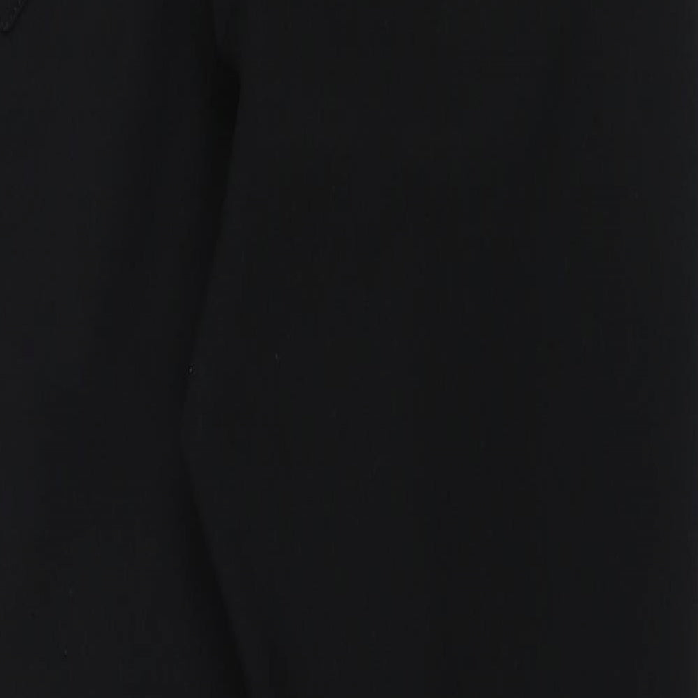 Dunnes Stores Womens Black  Nylon Trousers  Size 14 L26 in Regular